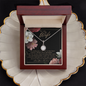 To My Wife Wedding Anniversary Gift - Soulmate Necklace For Women- Custom Necklace For Wife Personalized Wife Necklace Gift - To My Beautiful Wife Necklace Boxed Jewellery