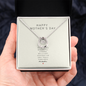 Happy Mother's Day 2025 Thanks For Everything Mom There Are Not Enough Words, Lucky In Love Necklace, Gift Mom, To My Loving Mom, To My Loving Mom Necklace, Jewelry With Gift Card Box