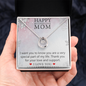 Happy Mother Gifts, Appreciation Mom Jewelry Lucky In Love Necklace with Sentimental Message Card Present, Mom Necklace, Mother Necklace, Mom Gift, Gift from Daughter, Jewelry for Mom, Mother's Day Gift, Gifts for Women
