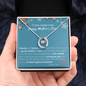 To The Coolest Mom Happy Mother's Day I Love You, Mom Necklace, Mothers Day Gift Ideas From Daughter or Son, Mama Gift, Gift from Daughter, Jewelry for Mom Mommy, Lucky In Love Necklace Mother's Day Gift