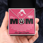 To My Wonderful Mom Happy Mothers Day 2025 Gifts, Love Your Daughter, Jewelry for Mom, Mother's Day Gift Ideas, Mother Necklace, Mommy Mama Gift, Birthday Christmas Gifts With Heartfelt Message & Lighted Box