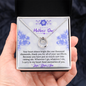 Mothers Day Present for Wonderful Mom, To My Wonderful Mother Mom Necklace Gifts Jewelry, Lucky In Love Necklace Gifts for Mom Mother from Your Daughter, Son, Birthday Gifts for Mom, Jewelry for Mom, Mother's Day Gift, Gifts for Women