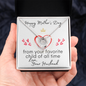 Happy Mothers Day Gifts For Mom From Son Daughter Mom Necklace For Women New Mom Gifts Birthday Christmas Gifts With Heartfelt Message & Lighted Box, Birthday Gifts for Mom, Mom Necklace, Jewelry for Mom, Gifts for Women Love Your Husband