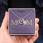 Happy Mothers Day Gifts For Mom From Daughter, Birthday Christmas Gifts With Heartfelt Message & Lighted Box, Mom Necklace, Mother Necklace, Mommy Mama Gift, Gift from Daughter Son Kids, Jewelry for Mom, Mother's Day Gift Ideas