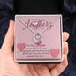 Happy Mother's Day 2025 To My Loving Wife God Blessed Me Lucky In Love Necklace, Jewelry for Wife, Mother's Day Gift Ideas, Wifey Necklace, Birthday Christmas Gifts With Heartfelt Message & Lighted Box