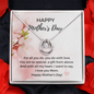 Happy Mother Gifts, Appreciation Mom Jewelry Lucky In Love Necklace with Sentimental Message Card Present, Mom Necklace, Mother Necklace, Mom Gift, Gift from Daughter, Jewelry for Mom, Mother's Day Gift, Gifts for Women