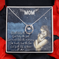 To My Mom Lucky In Love Necklace Gift for Her Mother, Motivational Card Jewelry for Mommy, Mothers Day Gift Ideas 2026