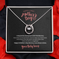 Happy First Mother's Day Gift Ideas For Mom Love Your Son, Jewelry for Mom, Mother's Day Gift Ideas, Mother Necklace, Mommy Mama Gift, Birthday Christmas Gifts With Heartfelt Message & Lighted Box Love Your Baby Bump