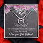 Happy Mothers Day Gifts Ideas For Cute Wife Mom, I Love You, Your Husband, Wife Necklace, Kids Mom Gift, Gift from Hubby, Jewelry for Wifey, Mother's Day Gift, Wife from Husband, Unique Moms Birthday Gift Ideas