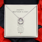 Happy Mother's Day 2025 Thanks For Everything Mom There Are Not Enough Words, Lucky In Love Necklace, Gift Mom, To My Loving Mom, To My Loving Mom Necklace, Jewelry With Gift Card Box