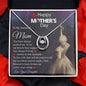 Happy Mothers Day Gifts For Mom From Daughter, Birthday Christmas Gifts With Heartfelt Message & Lighted Box, Mom Necklace, Mother Necklace, Mommy Mama Gift, Gift from Daughter Son Kids, Jewelry for Mom, Mother's Day Gift Ideas