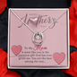 Happy Mother's Day 2025 To My Loving Wife God Blessed Me Lucky In Love Necklace, Jewelry for Wife, Mother's Day Gift Ideas, Wifey Necklace, Birthday Christmas Gifts With Heartfelt Message & Lighted Box