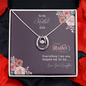 To My Mother Love Your Daughter, 2025 Happy Mother's Day Gifts From Daughter With Heartfelt Message & Lighted Box, Jewelry Gift Ideas for Mama, New Mom Gift, Necklace Gift Ideas for Mommy