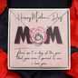 Happy Mothers Day Gifts For Mom From Daughter, Birthday Christmas Gifts With Heartfelt Message & Lighted Box, Mom Necklace, Mother Necklace, Mommy Mama Gift, Gift from Daughter Son Kids, Jewelry for Mom, Mother's Day Gift Ideas