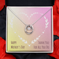 Mothers Day Gifts For Mom From Son Daughter Mom Necklace For Women New Mom Gifts Birthday Christmas Gifts With Heartfelt Message & Lighted Box, Thank You For All You Do