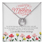 Happy Mothers Day I Love You Mom Forever And Always, Mum Gifts from Daughter, Mothers Day Gifts, Birthday Jewelry, Mom Necklace, Mother Necklace, Mom Bday Gift Ideas, Gift from Daughter, Jewelry for Mom, Mother's Day Gift Ideas Love Your Mom