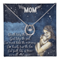 To My Mom Lucky In Love Necklace Gift for Her Mother, Motivational Card Jewelry for Mommy, Mothers Day Gift Ideas 2026