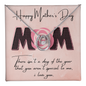 Happy Mothers Day Gifts For Mom From Daughter, Birthday Christmas Gifts With Heartfelt Message & Lighted Box, Mom Necklace, Mother Necklace, Mommy Mama Gift, Gift from Daughter Son Kids, Jewelry for Mom, Mother's Day Gift Ideas