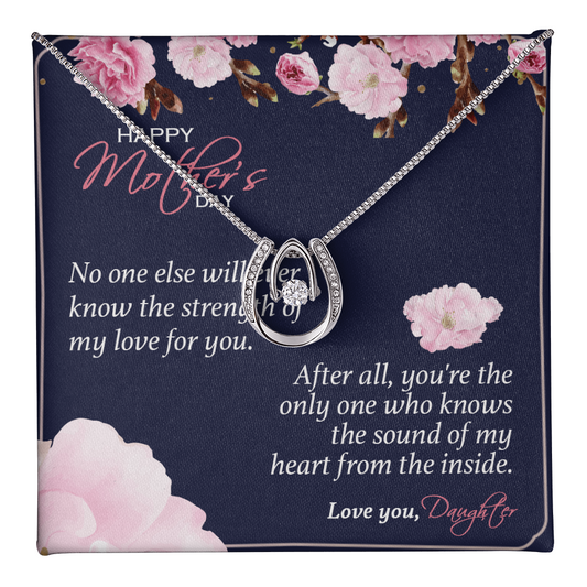 Happy Mother's Day Gifts From Daughter With Heartfelt Message & Lighted Box 2025, Necklace Gift for Mom, Necklace Gift Ideas for Mom, Mom Birthday Gift Necklace, Jewelry Gift Ideas for Mom, New Mom Gift