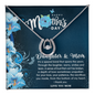 Mother and Daughter Necklace, Lucky In Love Necklace for Mom, Mum Gifts from Daughter, Mothers Day Gifts, Birthday Jewelry, Mom Necklace, Mother Necklace, Mom Gift, Gift from Daughter, Jewelry for Mom, Mother's Day Gift Ideas Love Your Mom