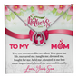 Mother Gifts, Appreciation Mom Jewelry Necklace with Sentimental Message Card Present (You Are A Woman Like No Other Love, Your Son), Mom Necklace, Mother Necklace, Mom Gift, Gift from Son, Jewelry for Mom, Mother's Day Gift Ideas