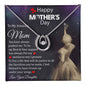 Happy Mothers Day Gifts For Mom From Daughter, Birthday Christmas Gifts With Heartfelt Message & Lighted Box, Mom Necklace, Mother Necklace, Mommy Mama Gift, Gift from Daughter Son Kids, Jewelry for Mom, Mother's Day Gift Ideas