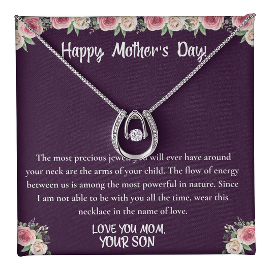 Mother Gifts, Appreciation Mom Jewelry Necklace with Sentimental Message Card Present (You Are A Woman Like No Other Love, Your Son), Mom Necklace, Mother Necklace, Mom Gift, Gift from Son, Jewelry for Mom, Happy Mother's Day Gift Ideas