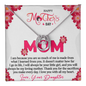 Mothers Day Gifts For Mom From Daughter Mom Necklace For Women New Mom Gifts Birthday Christmas Gifts With Heartfelt Message & Lighted Box, Mom Necklace, Mother Necklace, Mom Gift, Gift from Daughter, Jewelry for Mom, Mother's Day Gift