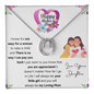 Happy Mothers Day Gifts For Mom From Daughter, Mom Necklace For Women, New Mom Gifts, Birthday Christmas Gifts With Heartfelt Message & Lighted Box, Mother Necklaces Jewelry Birthday Gifts for Mom, Mom Necklace, Jewelry for Mom, Always Be My Loving Mom