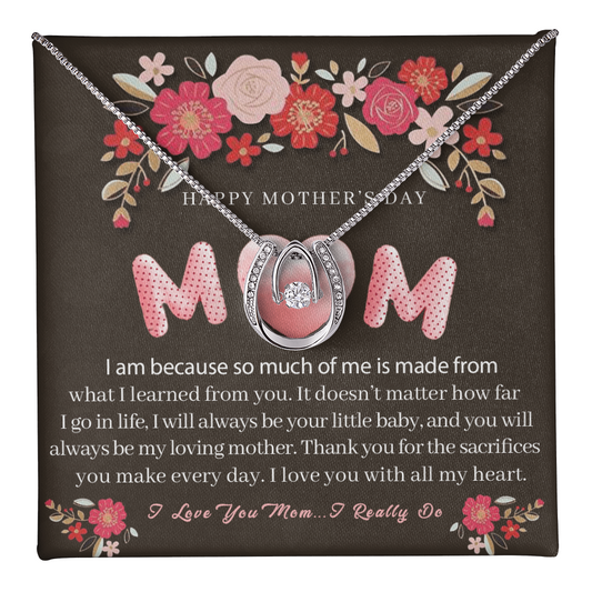 Happy Mother's Day Gifts For Mom From Daughter Son I Love You Mom, I Really Do Necklace Gift for Mom, Jewelry Gift Ideas for Mama, New Mom Gift, Necklace Gift Ideas for Mommy 2025