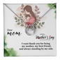 Mom Necklace, Mother Necklace, Jewelry for Mom, Birthday Gifts for Mom, Mother's Day Gift, Mother's Day Bonus Mom Necklace Gifts for Women Birthday Gifts for Mom From Daughter Son Best Mom Forever Love Necklace With Cards Gifts for Step Mom Mother in Law