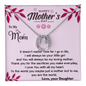 Happy Mothers Day Gifts For Mom From Daughter, Birthday Christmas Gifts With Heartfelt Message & Lighted Box, Mom Necklace, Mother Necklace, Mommy Mama Gift, Gift from Daughter, Jewelry for Mom, Mother's Day Gift Ideas, Love Your Daughter