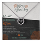 To My Beautiful Mom I Love You No Matter What, Happy Mother's Day Gifts From Daughter Son, Necklace Gift for Mom, Jewelry Gift Ideas for Mama, New Mom Gift, Necklace Gift Ideas for Mommy
