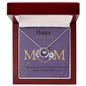Happy Mothers Day Gifts For Mom From Daughter, Birthday Christmas Gifts With Heartfelt Message & Lighted Box, Mom Necklace, Mother Necklace, Mommy Mama Gift, Gift from Daughter Son Kids, Jewelry for Mom, Mother's Day Gift Ideas