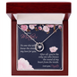 Happy Mother's Day Gifts From Daughter With Heartfelt Message & Lighted Box 2025, Necklace Gift for Mom, Necklace Gift Ideas for Mom, Mom Birthday Gift Necklace, Jewelry Gift Ideas for Mom, New Mom Gift