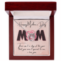 Happy Mothers Day Gifts For Mom From Daughter, Birthday Christmas Gifts With Heartfelt Message & Lighted Box, Mom Necklace, Mother Necklace, Mommy Mama Gift, Gift from Daughter Son Kids, Jewelry for Mom, Mother's Day Gift Ideas