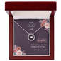 To My Mother Love Your Daughter, 2025 Happy Mother's Day Gifts From Daughter With Heartfelt Message & Lighted Box, Jewelry Gift Ideas for Mama, New Mom Gift, Necklace Gift Ideas for Mommy