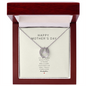 Happy Mother's Day 2025 Thanks For Everything Mom There Are Not Enough Words, Lucky In Love Necklace, Gift Mom, To My Loving Mom, To My Loving Mom Necklace, Jewelry With Gift Card Box