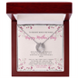 Mom Necklace Gift from Daughter, Birthday Gift Card Necklace From Son, Unique Personalized Gift for Mommy, Mothers Day Jewelry for Her