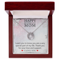 Happy Mother Gifts, Appreciation Mom Jewelry Lucky In Love Necklace with Sentimental Message Card Present, Mom Necklace, Mother Necklace, Mom Gift, Gift from Daughter, Jewelry for Mom, Mother's Day Gift, Gifts for Women