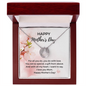 Happy Mother Gifts, Appreciation Mom Jewelry Lucky In Love Necklace with Sentimental Message Card Present, Mom Necklace, Mother Necklace, Mom Gift, Gift from Daughter, Jewelry for Mom, Mother's Day Gift, Gifts for Women