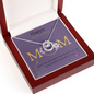 Happy Mothers Day Gifts For Mom From Daughter, Birthday Christmas Gifts With Heartfelt Message & Lighted Box, Mom Necklace, Mother Necklace, Mommy Mama Gift, Gift from Daughter Son Kids, Jewelry for Mom, Mother's Day Gift Ideas