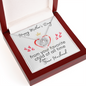 Happy Mothers Day Gifts For Mom From Son Daughter Mom Necklace For Women New Mom Gifts Birthday Christmas Gifts With Heartfelt Message & Lighted Box, Birthday Gifts for Mom, Mom Necklace, Jewelry for Mom, Gifts for Women Love Your Husband
