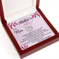 Happy Mothers Day Gifts For Mom From Daughter, Birthday Christmas Gifts With Heartfelt Message & Lighted Box, Mom Necklace, Mother Necklace, Mommy Mama Gift, Gift from Daughter, Jewelry for Mom, Mother's Day Gift Ideas, Love Your Daughter