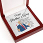 Trump Great Mom Forever Love Necklace, Funny Mothers Day Gift Ideas, Fun Gift For Republican Moms, Mom Gifts Jewelry Mothers Anniversary Jewelry Gifts for Women Birthday Unique Necklace