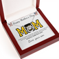 Happy Mother's Day Gift Ideas For US Army Mom Love Your Son, Jewelry for Mom, Mother's Day Gift Ideas, Mother Necklace, Mommy Mama Gift, Birthday Christmas Gifts With Heartfelt Message & Lighted Box