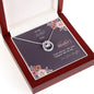 To My Mother Love Your Daughter, 2025 Happy Mother's Day Gifts From Daughter With Heartfelt Message & Lighted Box, Jewelry Gift Ideas for Mama, New Mom Gift, Necklace Gift Ideas for Mommy