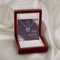 To My Mother Love Your Daughter, 2025 Happy Mother's Day Gifts From Daughter With Heartfelt Message & Lighted Box, Jewelry Gift Ideas for Mama, New Mom Gift, Necklace Gift Ideas for Mommy