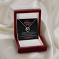 Happy First Mother's Day Gift Ideas For Mom Love Your Son, Jewelry for Mom, Mother's Day Gift Ideas, Mother Necklace, Mommy Mama Gift, Birthday Christmas Gifts With Heartfelt Message & Lighted Box Love Your Baby Bump