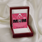 To My Wonderful Mom Happy Mothers Day 2025 Gifts, Love Your Daughter, Jewelry for Mom, Mother's Day Gift Ideas, Mother Necklace, Mommy Mama Gift, Birthday Christmas Gifts With Heartfelt Message & Lighted Box
